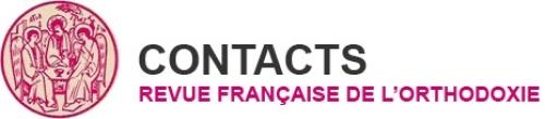 Contacts Revue française de l'orthodoxie