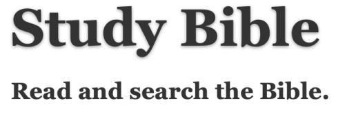 Study Bible
