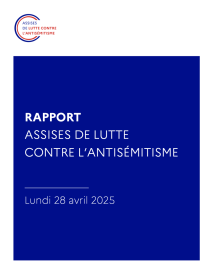 Couverture du rapport des Assises de lutte contre l'antisémitisme