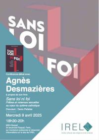 Présentation du Mercredi de l'IREL avec Agnès Desmazières