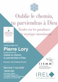 Affiche du Mercredi de l'IREL avec Pierre Lory