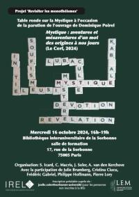 LEM IREL Table ronde sur la mystique