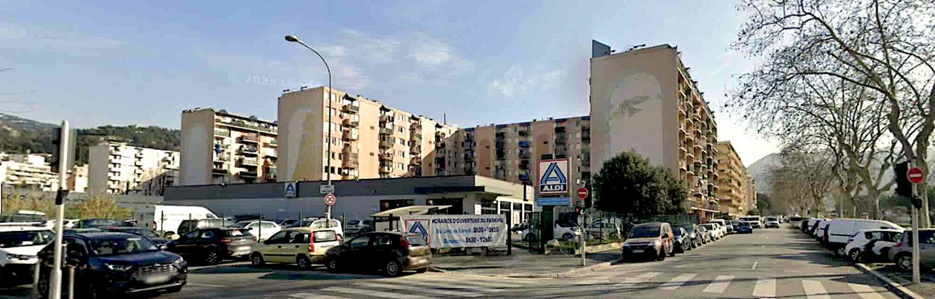 Le quartier de l'Ariane à Nice