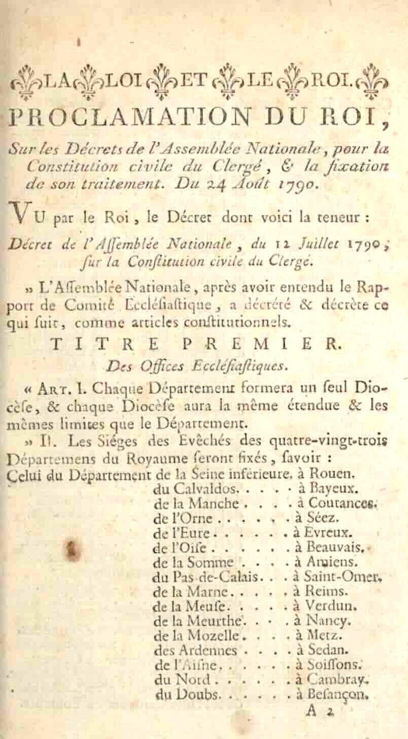 Constitution civile du clergé
