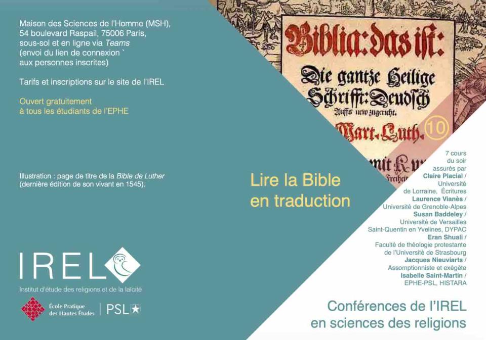 Lire la Bible en traduction (vignette)