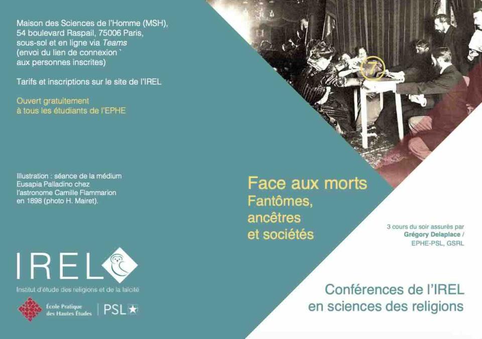 Face aux morts (dépliant)