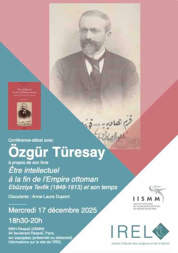 Mercredi de l'IREL avec Özgür Türesay