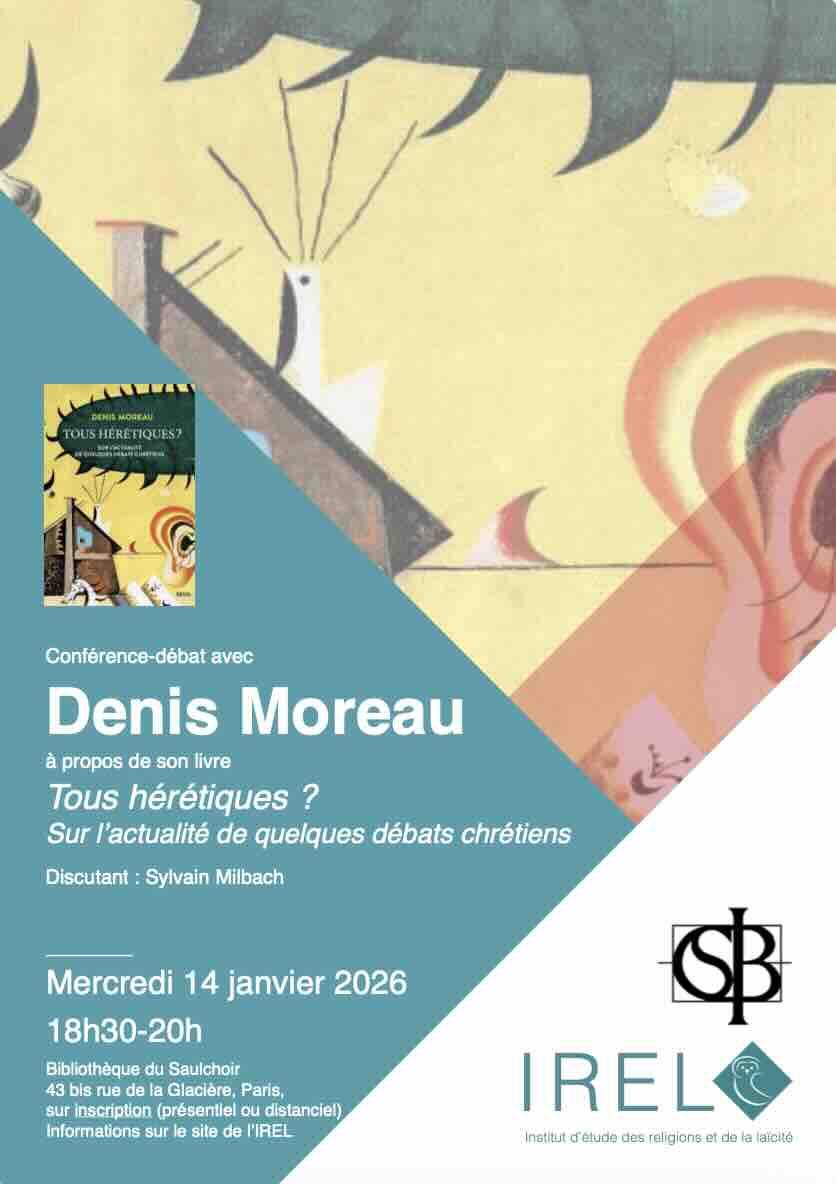 Mercredi de l'IREL avec Denis Moreau