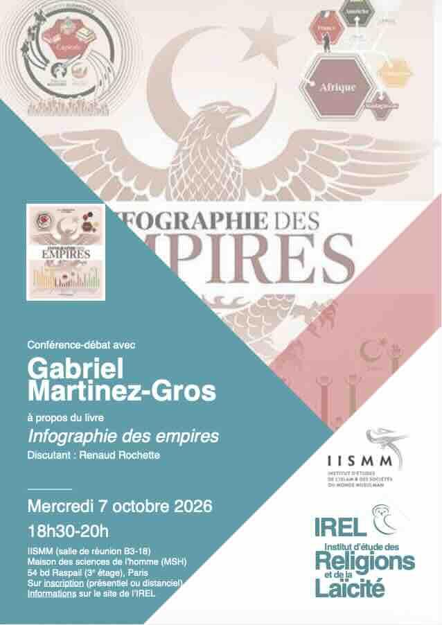 Mercredi de l'IREL avec Gabriel Martinez-Gros