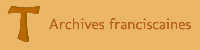 Archives franciscanes