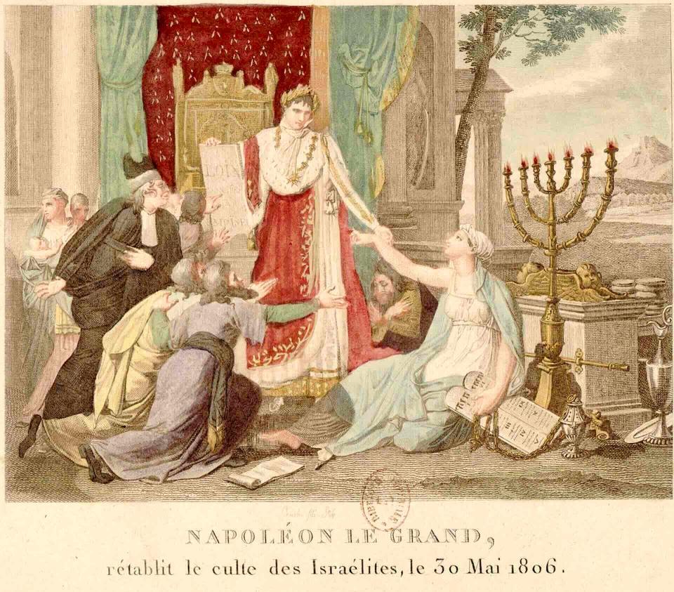 Napoléon le grand rétablit le culte des Israélites