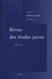 Revue des études juives