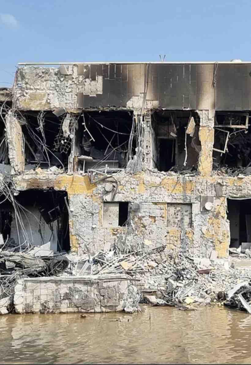 commissariat de Sderot après l'attaque