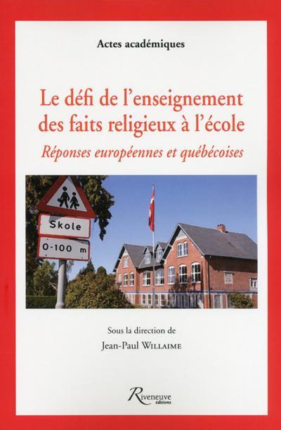 défi enseignement faits religieux école