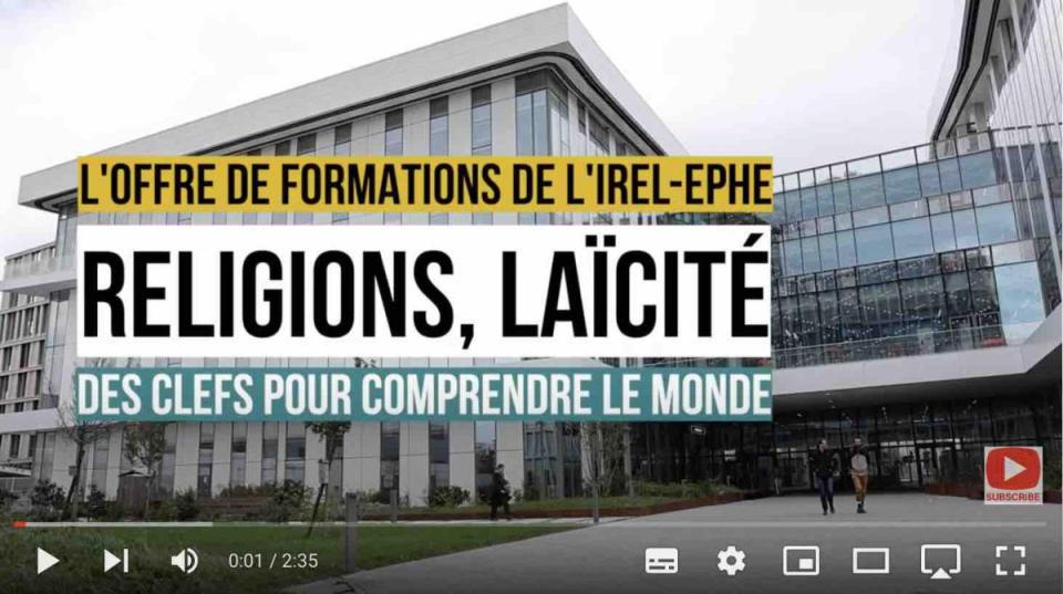 video formations religion laicite