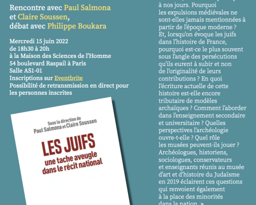 les juifs, une tâche aveugle dans récit national
