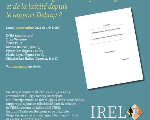 20 ans bilan IREL