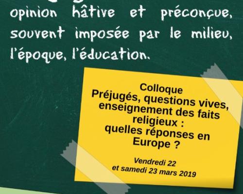 préjugés colloque